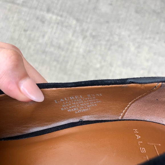 Halston Black Suede Heels - Picture 6 of 6